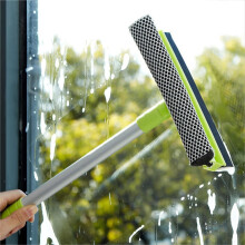 Detachable Home Double Side Glass Cleaning Brush Window Wiper Squeegee Scrubber