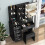 Black Vanity Table with LED Lights Mirror Dresser 6