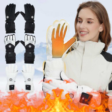 Heated Gloves for Women, Rechargeable USB Motorcycle Gloves Compatible with Arthritis Pain Relief