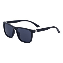 Lunettes de soleil polarisées pour hommes, monture carrée western, protection UV