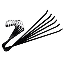 Lot de 12 organisateurs de jeans pour placard, robustes et ouverts, noirs.