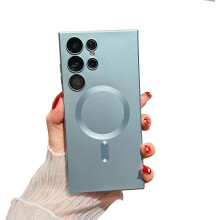 Magnetický kryt pro Samsung Galaxy S20Ultra [kompatibilní s MagSafe] – měkký silikon, ochrana fotoaparátu, ochrana proti otiskům prstů,