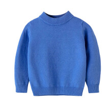 AWZXDE Sweter dziecięcy niebieski 6-7 lat