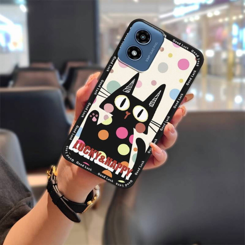 Shockproof Dirt-Resistant Tpu Phone Case For Moto G Play 2024/4G/5G Â Cute Cartoon Graffiti Design, Waterproof & Anti-Knock 9170372163175