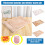 Waschbares Hundebett, wendbare Plüsch-Kunstfellmatte 1