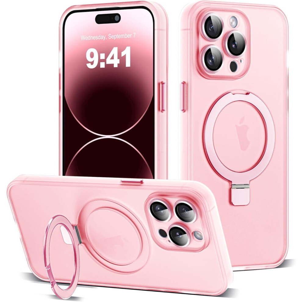 Iphone 14 Pro Max Case With Magsafe Magnetic Ring Stand Pink 968604505850