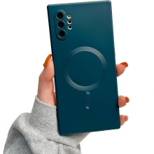 Magnetický kryt pro Samsung Galaxy Note10, kompatibilní s MagSafe – měkký silikon, ochrana fotoaparátu, ochrana proti otiskům prstů,