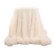Couverture douce et moelleuse, longue et légère, en fausse fourrure polaire microfibre, accessoire photo pour canapé, lit et fauteuil, pour une