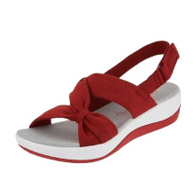Sandália feminina moderna com suporte para o arco do pé, sola antiderrapante com absorção de impacto, almofada macia e confortável. Ideal para