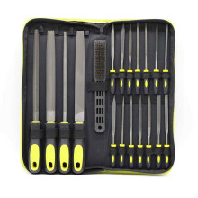 Ensemble de limes aiguilles, ensemble de limes multifonctions avec étui de transport, limes fines et manches robustes, kit mixte professionnel pour
