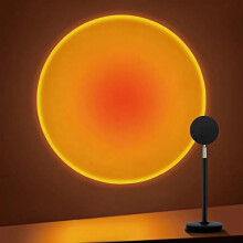 Night Light for Bedroom Decor, Adjustable Glow Sunset Lamp with Rotated Light Head, LED Projector Floor Lamp for Mood Lighting, Aesthetic Gift with