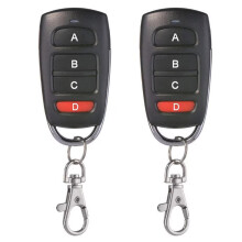Wireless Learning Code Remote Controller for Garage Automation, Universal Duplicator Remote Remote Cloner Duplicator, 4Button Garage Door Opener