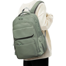 Rucsac cu design de tip troler, cu buzunare multiple, ușor, pentru călătorii, cu curea de umăr confortabilă, din nailon impermeabil, pentru