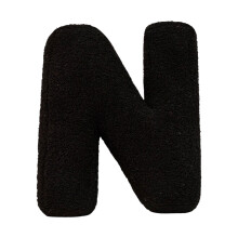 Black Letter Pillows – Soft Initial Throw Cushions A-Z, Decorative for Living Room, Sofa, Bed, Car – Compatible with Home Decor