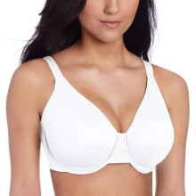Bügelfreier T-Shirt-BH aus glattem Material für Damen, leicht gefütterte Cups, verstellbare Träger, atmungsaktive und stützende Cups mit