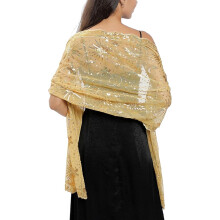 Xales e lenços clássicos para noivas, ideais para cerimônias de casamento, elegantes lenços para damas de honra com estampa de estrelas e lua,