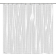 Doublure de rideau de douche résistante avec motif transparent créatif, ourlet supérieur renforcé, œillets métalliques antirouille, conception