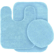 Collection de tapis de bain ultra moelleux, ensemble de tapis de bain doux, absorbants et lavables avec dos en caoutchouc antidérapant, design en