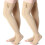 Calze a compressione a punta aperta, calze a compressione al ginocchio con compressione graduata 20-30 mmHg, calze a compressione con cerniera per 1