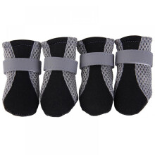 Paw Protectors with Hot Pavement Paw Protection, Non-Slip Puppy Boots Anti-Stain Traction Control for Indoor Outdoor Surfaces, Breathable Dog Shoes