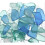 Λείο Seaglass, διακοσμητικό στοιχείο για την ακτή με φινίρισμα σε αναδευτήρα, Seaglass 1