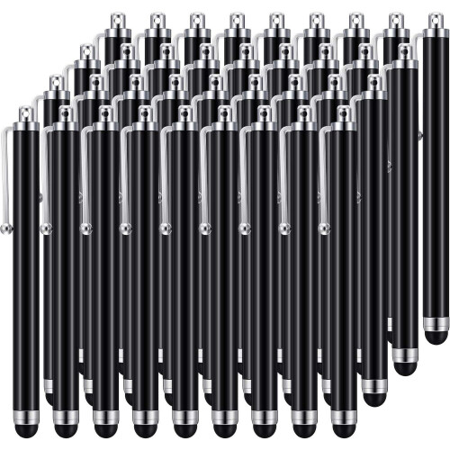 Touch Screen Stylus Pen for Universal Capacitive Devices, Precise Writing and Drawing Stylus with Soft Rubber Tip High Sensitivity Scratch Proof