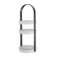 Plateau de toilette décoratif à 3 niveaux, organisateur de bureau multifonctionnel pour cosmétiques et accessoires de beauté, surface lisse,