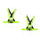 2Pcs Lightweight Reflective Vest Adjustable for 6