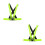 2Pcs Lightweight Reflective Vest Adjustable for 7