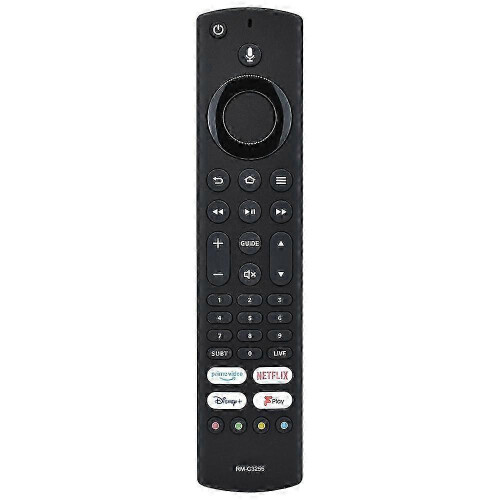 RM-C3255 Voice Activated Remote Control for JVC TV, Ergonomic Replacement TV Controller, Universal TV Remote
