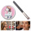 3Pcs Concealer Brush and Brush Cleaning Mat Black Makeup Tool Set 9