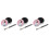 3Pcs Concealer Brush and Brush Cleaning Mat Black Makeup Tool Set 10