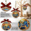 Acrylic 2D Elephant Ornament Friendship Gift Set 8 pcs 4