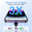 Φορτιστής USB-C PD 20W με καλώδιο USB-C σε Lightning 6ft, συμβατό με iPhone14 3