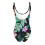 Women's Modest One-Piece Swimsuit with Tummy Control and 4