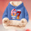 Multicolor Ice Print Kids Hoodie Sweatshirt 1 pc 2