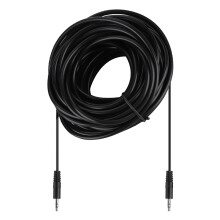 3.5mm Male to Male Mono Audio Extension Cable Premium Copper Wiring Dual Shielding for Noise Reduction Compatible with Headset Computers Portable