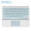 10inch Wireless Bluetooth Spanish Keyboard Desktop Office Wireless Touchable Keyboard Mouse For For Android IOS Windows Tablet 8