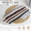 Pekkaxy2pcs Δέσιμο Κουρτινών Boho με Ξύλινες Χάντρες, Εξωτερικές Στηρίγματα Αγροικίας 2