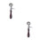 2Pcs Stainless Steel Ice Cream Scoop Wood Handle Kitchen Tool 7
