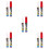 10Pcs Car Repair Pen Plastic Auto Scratch Remover Assorted Color 10