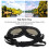Extra Large Lens Dog Goggles Folding Frame Elastic Strap Medium Large Dog 5 Colors 8
