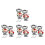 16Pcs Stackable Stainless Steel Dessert Cups Cream Bowl Set 9