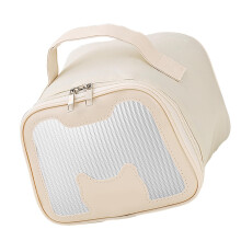 Isolierte Lunch-Tasche Beige Tragbarer Kühlbeutel Lebensmittelbehälter mit Aluminumfolie ausgekleidet