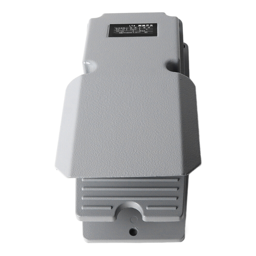 Aluminium Foot Pedal Switch 1NC 1NO Self Reset