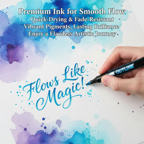 Στυλό περιγράμματος διπλής γραμμής Dreamy Sparkle, μαρκαδόρος περιγράμματος 8/12/24/36/48/60 2