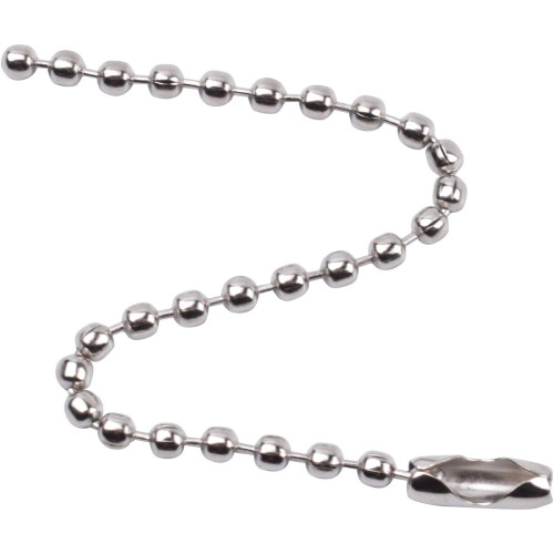 200 τεμάχια ασημένια μπρελόκ με αλυσίδα 10cm 2.4mm 1