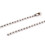 200 τεμάχια ασημένια μπρελόκ με αλυσίδα 10cm 2.4mm 3