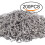 200 τεμάχια ασημένια μπρελόκ με αλυσίδα 10cm 2.4mm 5