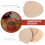 300Pcs Round Paper Coffee Filters Unbleached Natural Beige for Coffee Machines 7